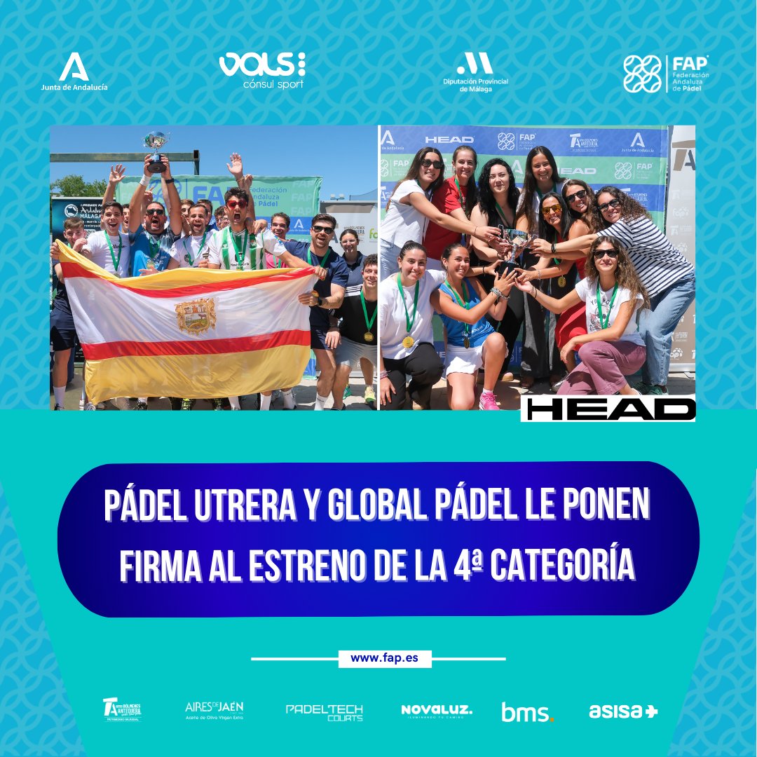 #CRONICAFAP Pádel Utrera y Global Pádel le ponen firma al estreno de la 4ª categoría 
🔎 Puedes leerlo aquí: bit.ly/4mvDmxW

#padel #Malaga