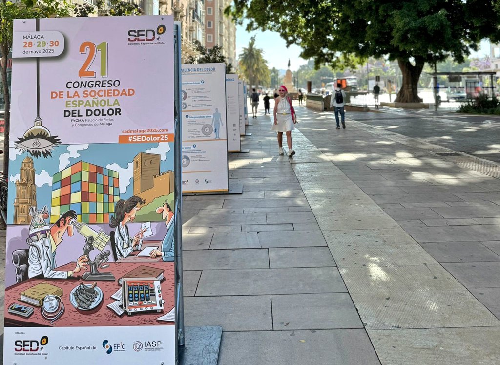 #SEDOLOR25 El Congreso de la Sociedad Española del Dolor reunirá en Málaga a expertos para abordar el impacto del dolor crónico
👉Más de 1000 profesionales analizarán el abordaje integral del dolor que afecta a nueve millones de españoles, genera 35 millones de de consultas