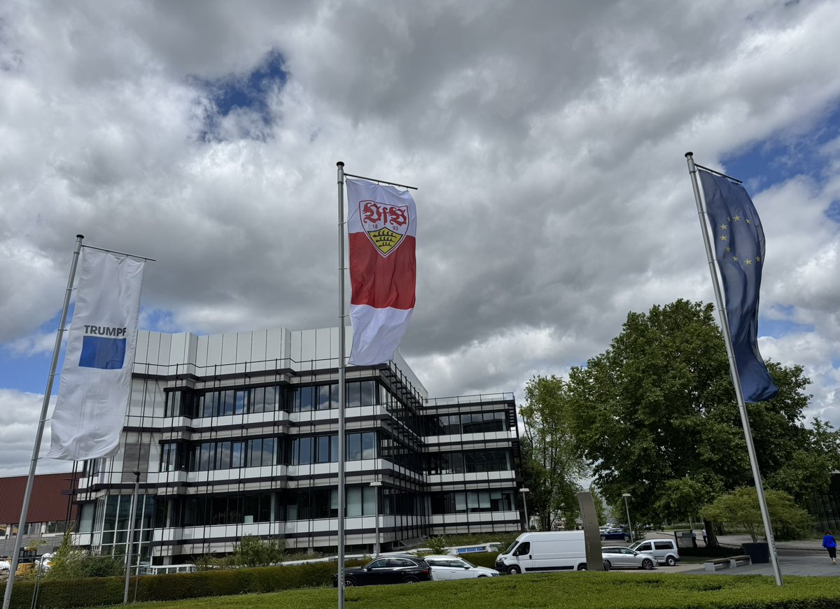 Grüße aus Ditzingen 🏆<a href="/VfB/">VfB Stuttgart</a> <a href="/TRUMPF_News/">TRUMPF</a>