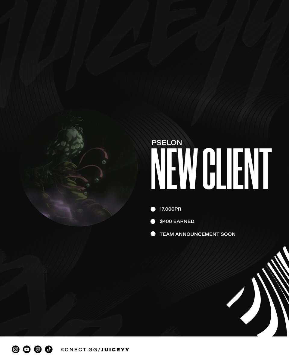 I'm happy to announce that <a href="/pselonfv/">pselonfv</a> is my newest client. 🥳   

Thanks for your trust!