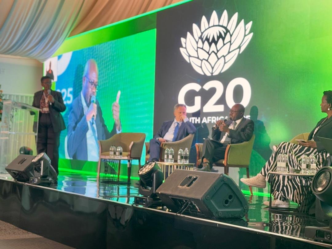 FANRPAN CEO <a href="/MadzixTshilidzi/">Tshilidzi Madzix</a> joined #G20MACS session on Transforming Agrifood Systems, spotlighting the need for policy coherence from local to global. His remarks emphasized the need to strengthen mutual accountability platforms #FoodSystems #Africa #MACS2025 #G20SouthAfrica