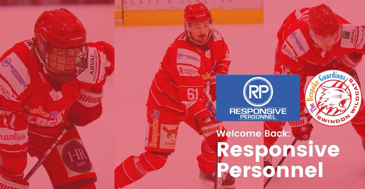 Bespoke Guardians Swindon Wildcats x Responsive Personnel

We are excited to announce that Responsive Personnel has confirmed their sponsorship for the 2025/26 season. This partnership will be felt across the rink and beyond, ensuring that fans both in the arena and watching