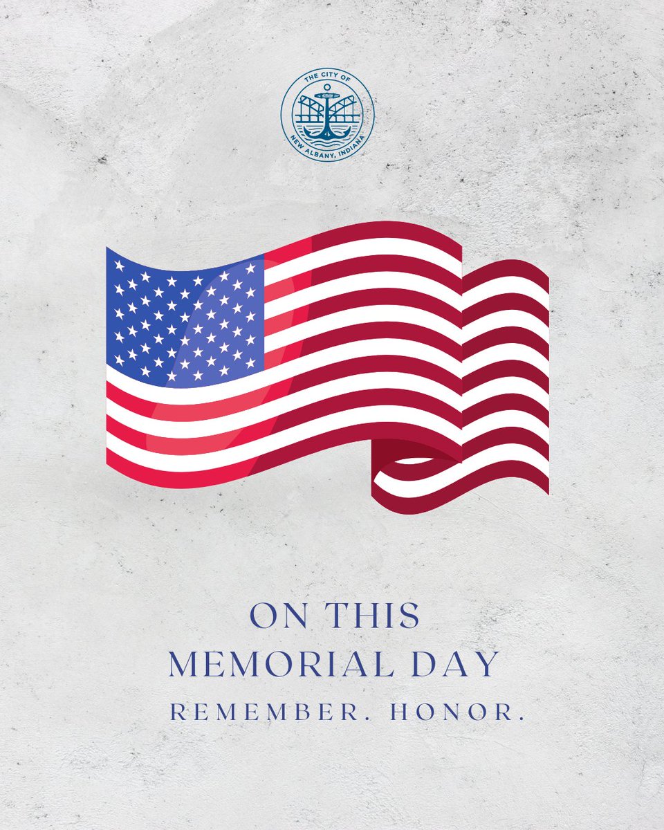 On this Memorial Day, let's reflect on the brave men and women who gave their lives in service to our country. 

Join us in remembering and honoring these heroes at our Memorial Day Service at 11 a.m. at Veterans Plaza on E. Market Street.