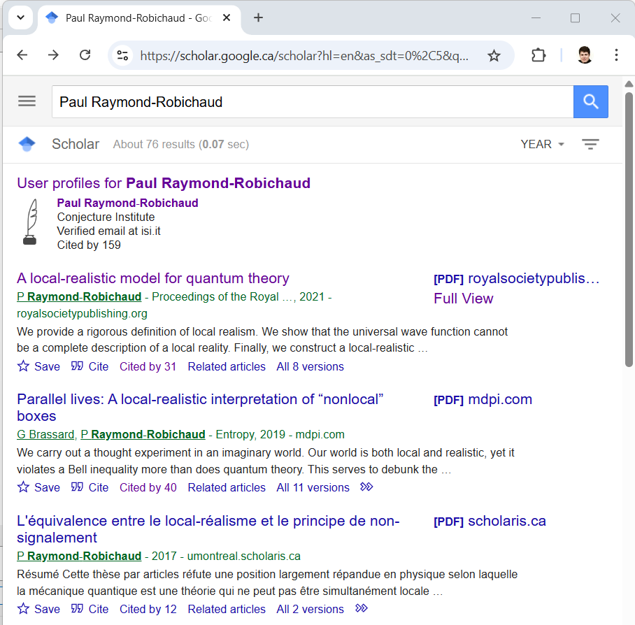Paul Raymond-Robichaud (@paulrrobichaud) on Twitter photo My Google Scholar affiliation now matches my existential affiliation— <a href="/ConjectureInst/">Conjecture Institute</a> ! My Google Scholar affiliation now matches my existential affiliation— <a href="/ConjectureInst/">Conjecture Institute</a> !