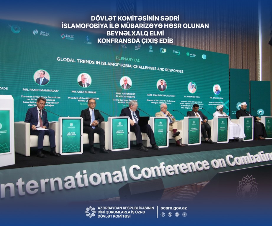 scaragovaz's tweet photo. “İslamofobiya: Qərəzin ifşa olunması və stiqmaların dağıdılması” mövzusunda keçirilən  konfrans işini plenar sessiyalarla davam etdirir. 

https://t.co/YWbMmDgDla
#iicBaku2025 #PartnersForPeace #Islamophobia #IslamophobiaInFocus #StopIslamophobia #GlobalCallForPeace https://t.co/Sp9iKGNwFR