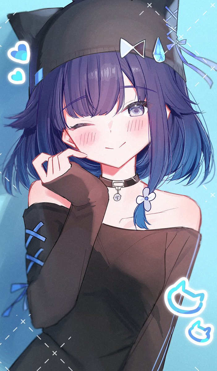 #つむぎふと

🐱黒猫ニット帽げんぬ💧💙