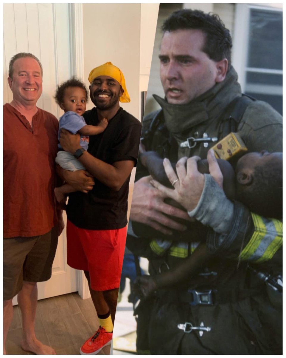 لم يُصدِّق الأمريكي جيف بأن الطفل الذي انقذه من حريق قبل 23 سنة سوف يأتي لزيارته مع ابنه بل ويدفع له أقساط بيته المتأخرة و ينقذه من التشرد.  

يا عزيزي صنائع المعروف تقي مصارع السوء ! هذه الحقيقة يعرفها النَّاس بالتَّجربة ولا تحتاج إلى دين

عندما حدث النَّبيُّ ﷺ خديجة عن نزول