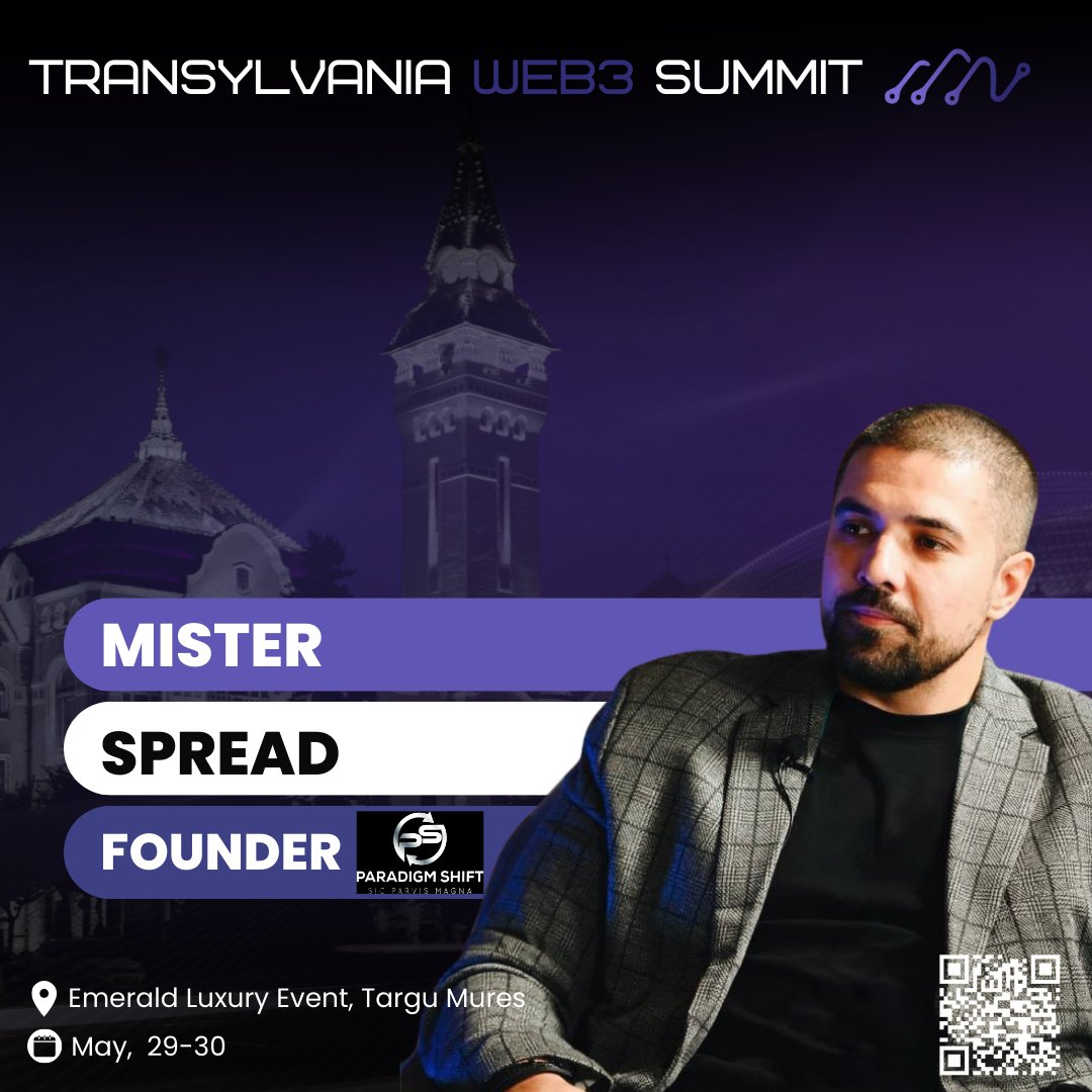 TransylvaniaW3S's tweet image. 📈 Say hello to Mister Spread (x.com/MisterSpread), Trader, Baker, &quot;Candlestick Maker&quot;! 🔥
Joining us at #TransylvaniaWeb3Summit 2025 to bring the heat from the charts to the stage.
Welcome aboard! 🚀🕯 #CryptoTrading #Web3 #TransylvaniaSummit