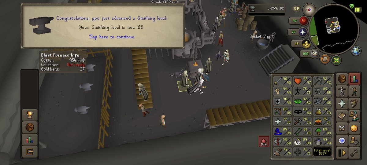 85 Smithing?

Now that's a GRIND. OSRS GRINDERS.