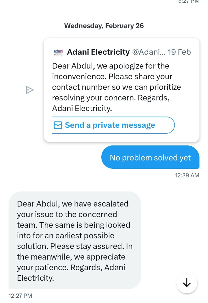 theabdulhaque's tweet photo. @AnsariS74328594 @AdaniOnline @gautam_adani @abuasimazmi @rais_shk @skfaiyaz43 @ateeque_sir @mybmcWardME @mybmc @MumbaiPolice I had also complained about this 4 months ago but it has not been resolved yet. When I complain, the Adani Electricity people say that we have not yet got the permission from MCGG. If any common man gets accident happens then who will take responsibility for it? https://t.co/oI4U1TaQou