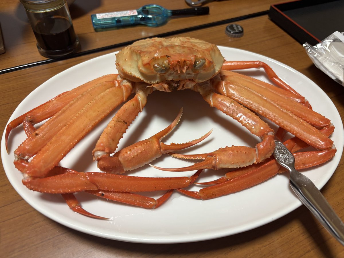 advancezero007's tweet image. ロータリークラブ釣り友とボート牽引し新潟県糸魚川市の能生へ。釣りしたかったんですが結局、強風吹き荒れ船出さない判断。蟹三昧して帰りましたとさ。#探偵　#能生　#ミニボート