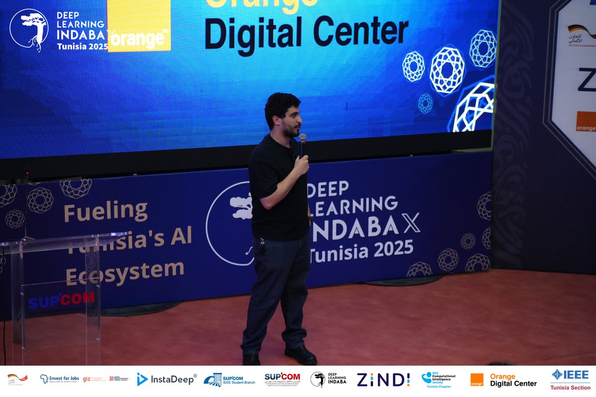 Huge thanks to our sponsors, poster &amp; hackathon juries, mentors, and speakers! 🙏
Your support made #IndabaXTunisia2025 truly unforgettable.
Together, we sparked ideas, growth &amp; innovation. 💡🌍
#IndabaX #IndabaXTunisia2025 #ShapingTheFutureOfAI