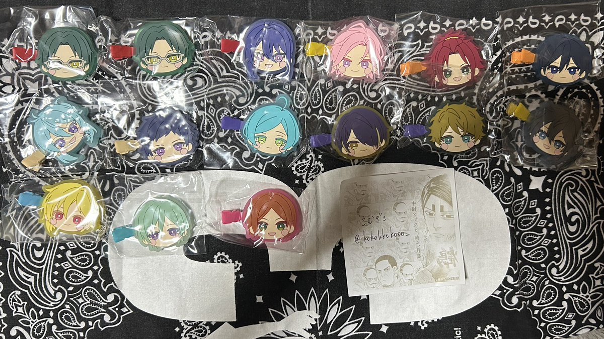 【交換　譲渡】
あんスタ　ミニコレ　前髪クリップ
譲▶︎敬人、颯馬、こはく、北斗、真緒、渉、弓弦、奏汰、忍、翠、巽、ひなた、なずな
求▶︎燐音、紅郎、400円+送料
久しぶりのお取引のためご理解いただける方のみ
都内手渡しまたは郵送
燐音含むもの優先
お気軽にお声掛けください🌸