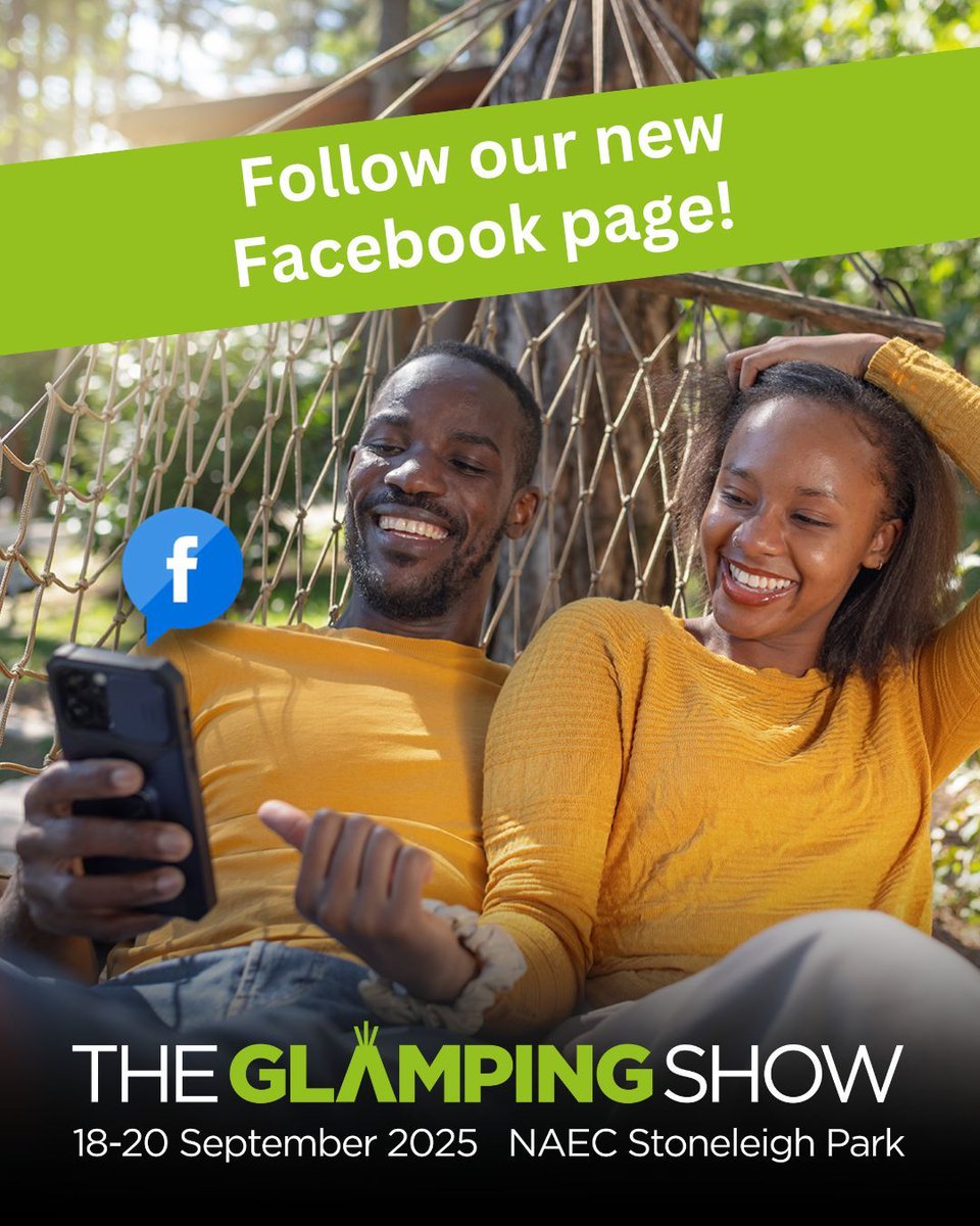 Hey glamping fans — we’ve got exciting news!
We’ve set up a new official Facebook home for The Glamping Show. It’s where all the action for the 2025 event will happen — from exhibitor reveals to speaker lineups and key deadlines.
Follow us here 👉 facebook.com/uk.theglamping…