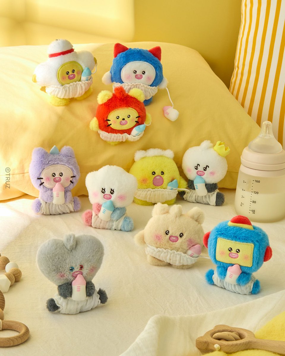 TRUZ BABY NEWBORN👶💎 ベビーぬいぐるみ予約開始📣 特典トレカは ぬい