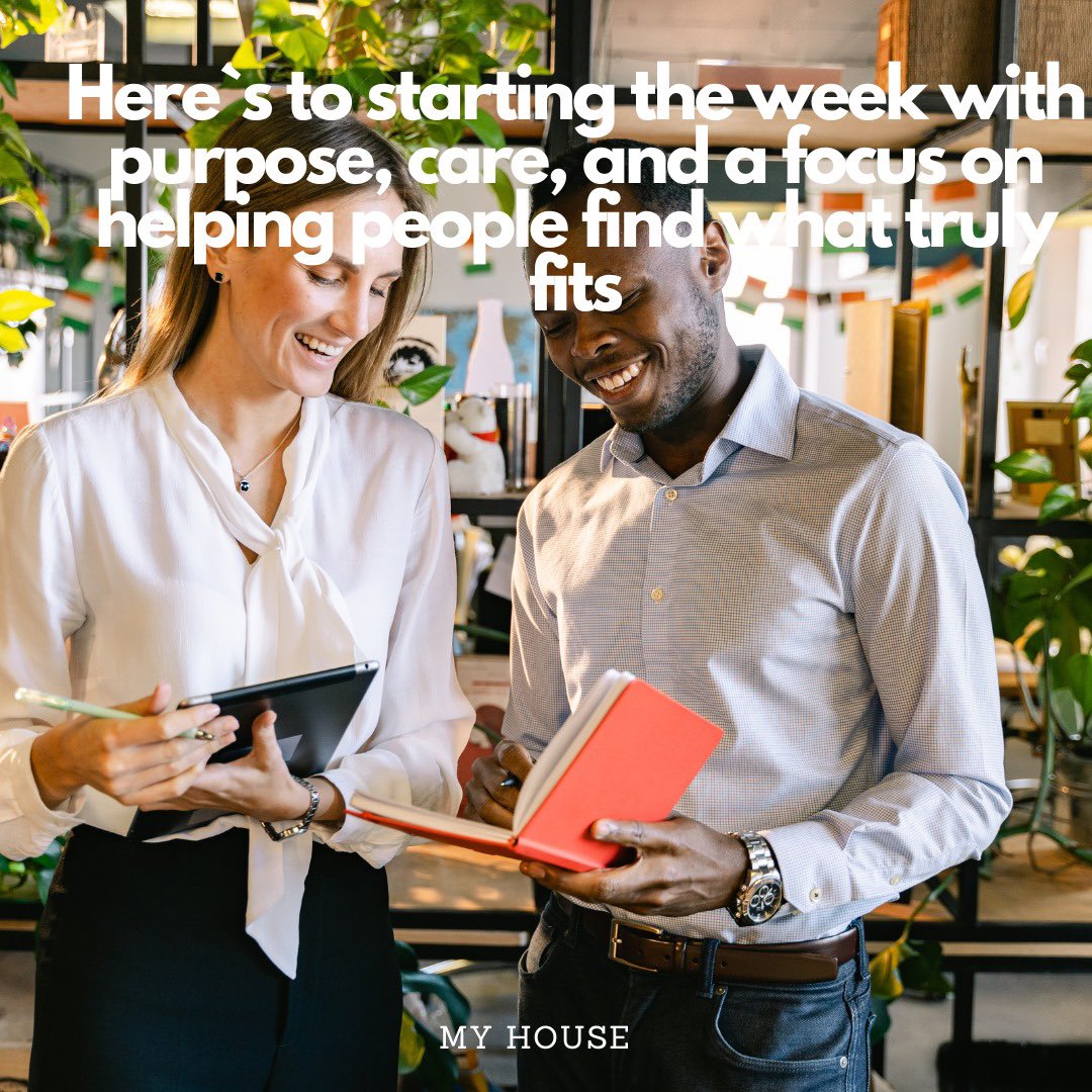 Every client brings more than numbers—they bring hopes and decisions that matter. This week, we move with purpose, patience, and trust.
#RealEstate #MondayMotivation #ClientCare