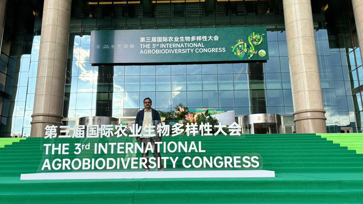 MVetriventhan's tweet photo. Attended the 3rd IAC held in Kunming, China. It was an enriching &amp; valuable learning experience, insightful discussions on global agrobiodiversity efforts. Also, I had the opportunity to explore Kunming City, making the visit both professionally rewarding &amp; culturally memorable https://t.co/IpmF49rBJf