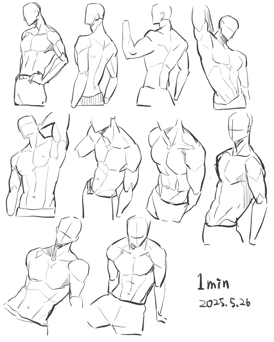 rensyuusuru7's tweet image. 1min #croquis