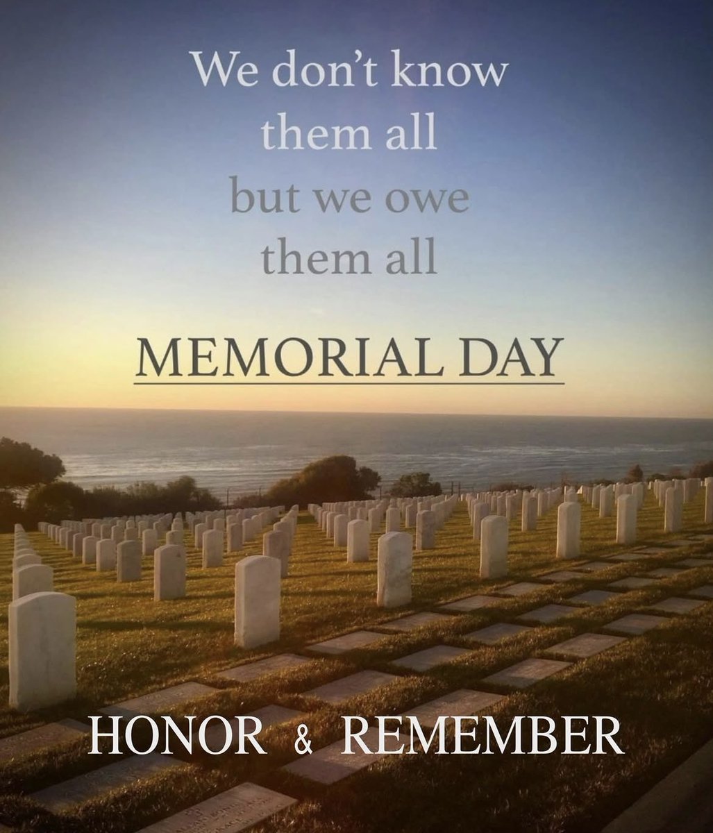 Today we remember all of the brave men and women who have made the ultimate sacrifice protecting our nation...