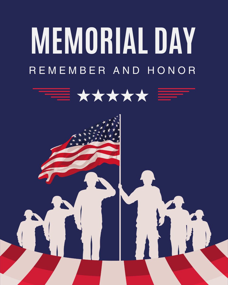 Today, we pause to honor and remember the brave men and women who gave their lives in service to our country. Their courage, sacrifice, and unwavering commitment to freedom will never be forgotten.Let us take a moment to reflect, express our gratitude, and keep their memory alive
