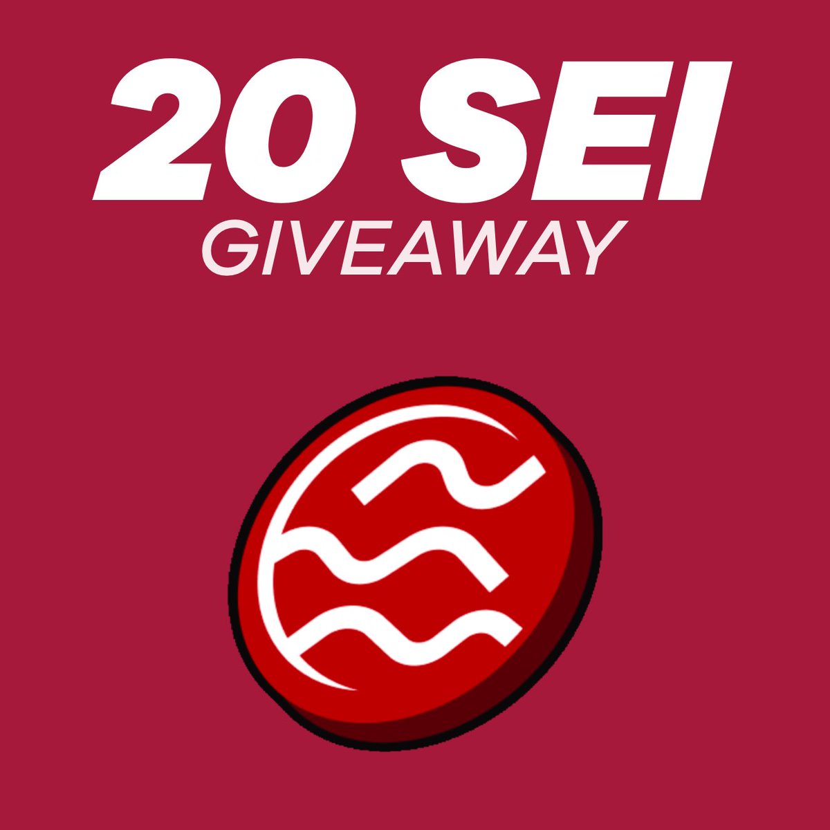 🔴𝗦𝗲𝗶 𝗚𝗶𝘃𝗲𝗮𝘄𝗮𝘆🔴

20 $SEI Tᴏᴋᴇɴs 

To participate: 
• Follow <a href="/Femifeks/">Femi</a> + <a href="/mauricedefi/">Maurice 🐉</a> 
• Like + Retweet
• Tag a friend

 Wɪɴɴᴇʀ ᴀɴɴᴏᴜɴᴄᴇᴅ ɪɴ 48 ʜᴏᴜʀs ⏰