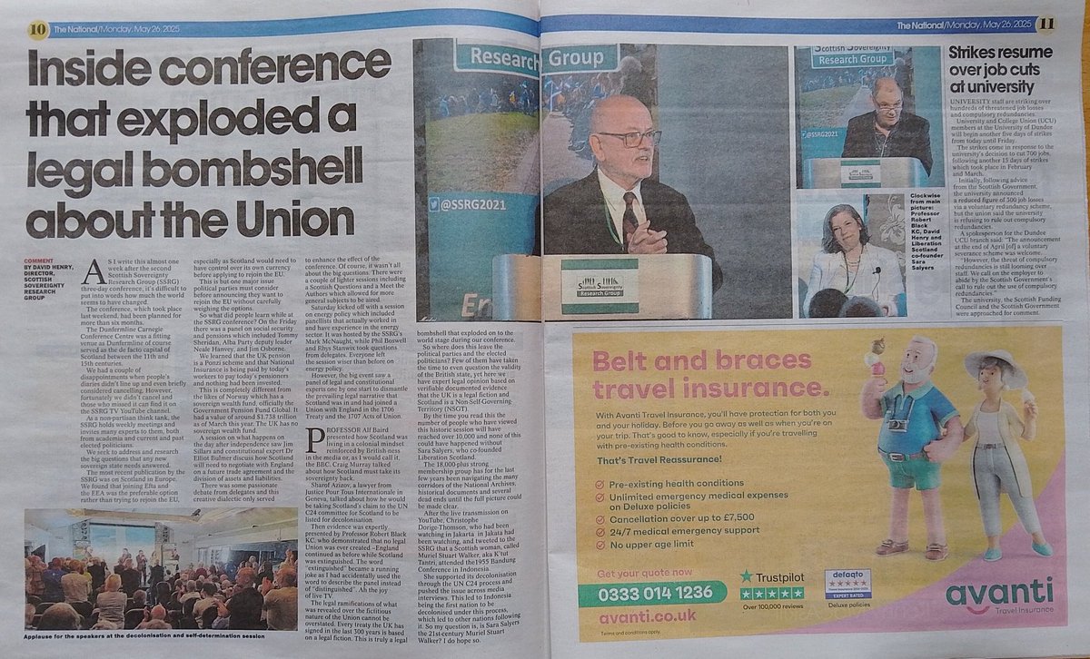 SSRG (@ssrg2021) on Twitter photo Inside conference that exploded a legal bombshell about the Union. Today's <a href="/ScotNational/">The National</a> History is being made and the politicians need to get on board or get out of the way. <a href="/theSNP/">The SNP</a> <a href="/AlbaParty/">ALBA Party</a> <a href="/IndyScotParty/">ISP - Independence for Scotland Party</a> <a href="/scottishgreens/">Scottish Greens</a> Inside conference that exploded a legal bombshell about the Union. Today's <a href="/ScotNational/">The National</a> History is being made and the politicians need to get on board or get out of the way. <a href="/theSNP/">The SNP</a> <a href="/AlbaParty/">ALBA Party</a> <a href="/IndyScotParty/">ISP - Independence for Scotland Party</a> <a href="/scottishgreens/">Scottish Greens</a>
