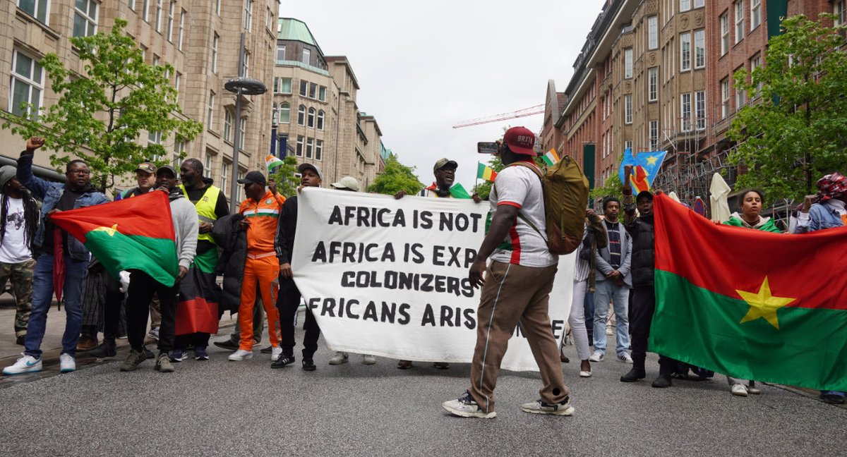 EFLFighters's tweet photo. When we say all over the world, we mean all over the world. This is #WalkWithTraoré in Germany 🇩🇪. The movement speaks every language. The fire is global. https://t.co/OTFB4TUEKL