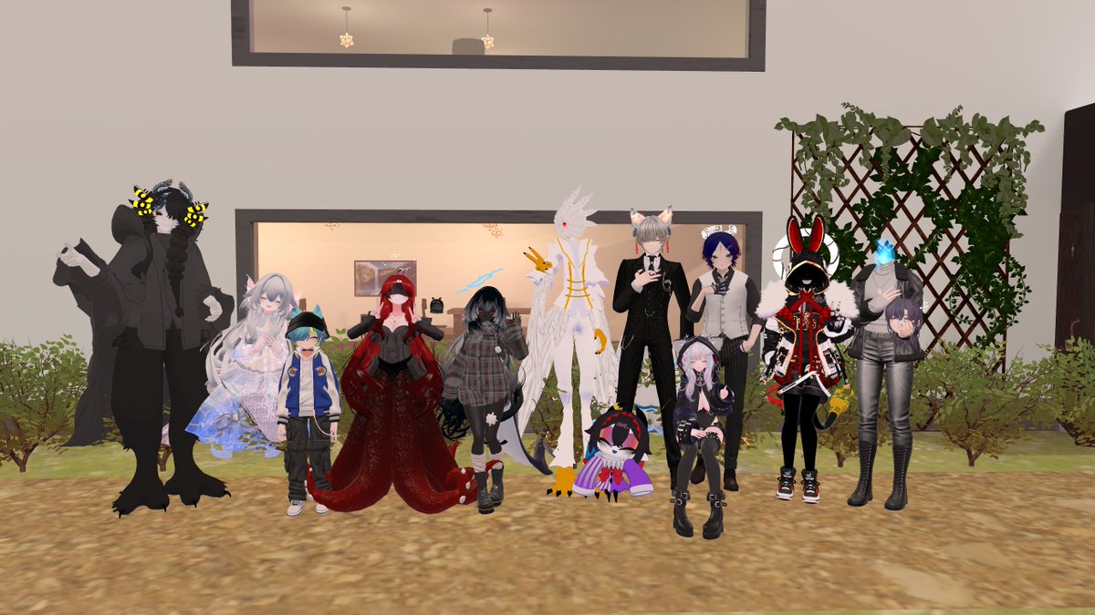 先日は #VRC人外カフェ にお越しくださりありがとうございました。
初めてのお客様もいらっしゃり楽しかったですね。

今週の末にもまた営業するようですよ？
皆様のまたの”ご遭難”をお待ちしておりますね。