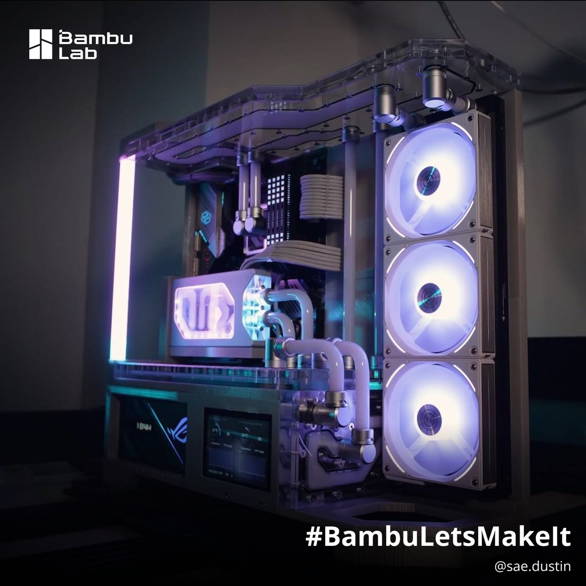 BambulabGlobal's tweet image. Why buy it when you can make it better?
3D printing lets you skip the store and make exactly what you need, when you need it.
What do you print instead of buying? Tell us with #bambuletsmakeit.
Shoutout to @tuck_garage, @jonesworks3d, @sae.dustin and @djl_3designs, for…