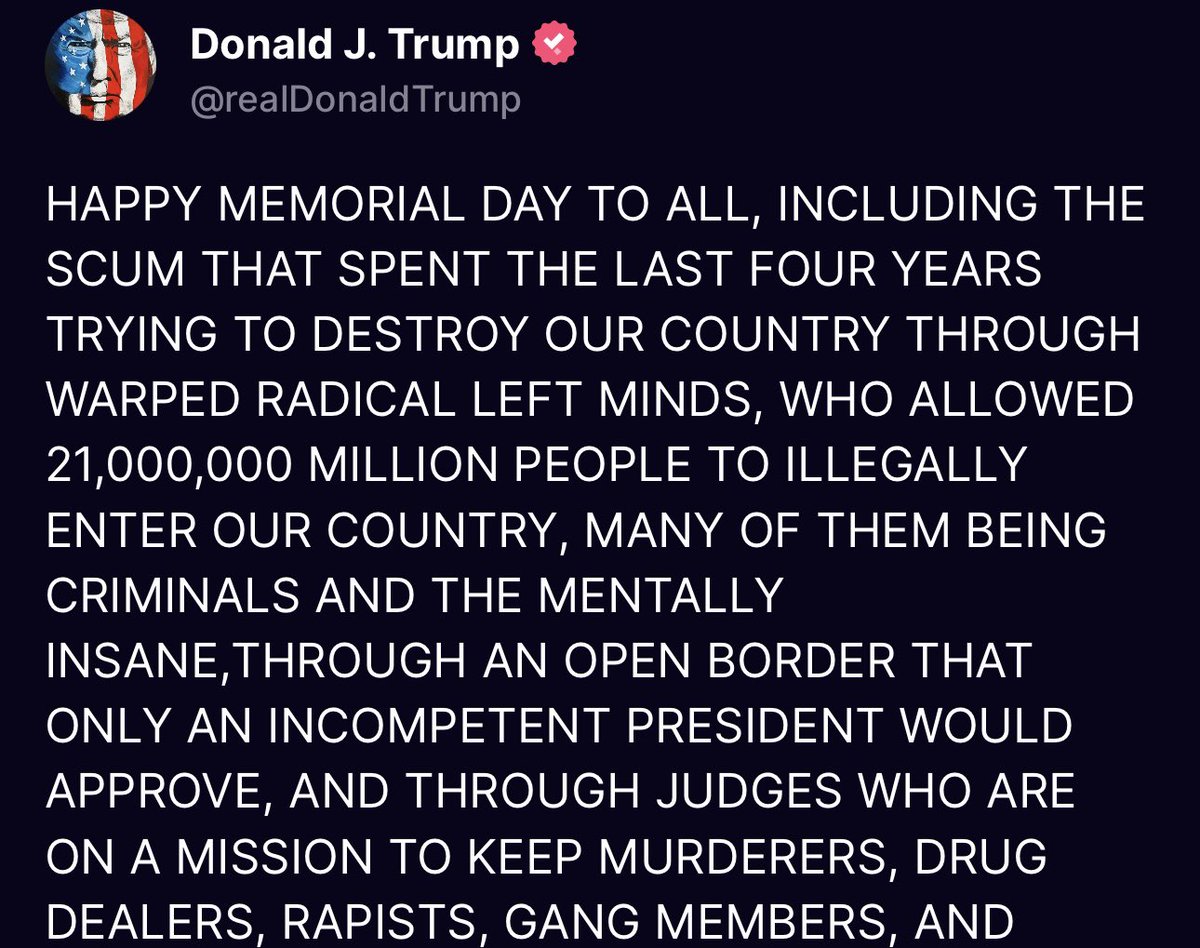 The president pays tribute to members of the military who sacrificed all, before heading out for another day of golf.