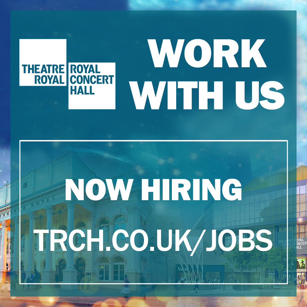 Want to join the TRCH team? We’re now recruiting for the following positions 👇

Stagedoor Keeper (part-time &amp; casual hours)

Wardrobe Assistant (casual hours)

Senior Technician (full-time)

Technician (full-time)

More info &amp; apply 👉 trch.co.uk/jobs/

#ArtsJobs