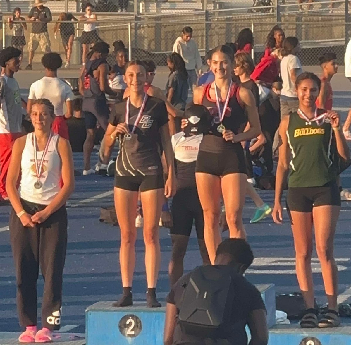 BC’s Emily Gallegos qualified for State in the 300 meter hurdles!  She placed 2nd overall in the entire San Joaquin section at the Masters Meet on Saturday! Keep up the great work Emily, we are so proud of you!!! ⚡️🙌🏽💛🖤