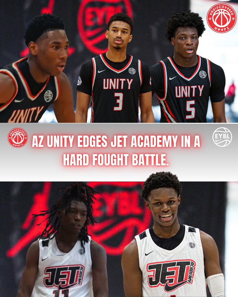 Undiscovered Recruits (@undiscoverhoops) on Twitter photo AZ Unity edges Jet Academy in a tight one. Here are the top performers from both squads.
Jet Academy (GA) <a href="/jetacademyeybl/">jet_academyEYBL</a>
📌Kevin Thomas (@_kevinthomas) 2026 Jet Academy (GA) 6’8 G ~ 21PTS, 6 REB, 3 AST, 2 STL.
📌Favour Egbuna (<a href="/favouregbuna5/">favour egbuna</a>) 2026 Jet Academy (GA) 6’8 F ~ AZ Unity edges Jet Academy in a tight one. Here are the top performers from both squads.
Jet Academy (GA) <a href="/jetacademyeybl/">jet_academyEYBL</a>
📌Kevin Thomas (@_kevinthomas) 2026 Jet Academy (GA) 6’8 G ~ 21PTS, 6 REB, 3 AST, 2 STL.
📌Favour Egbuna (<a href="/favouregbuna5/">favour egbuna</a>) 2026 Jet Academy (GA) 6’8 F ~