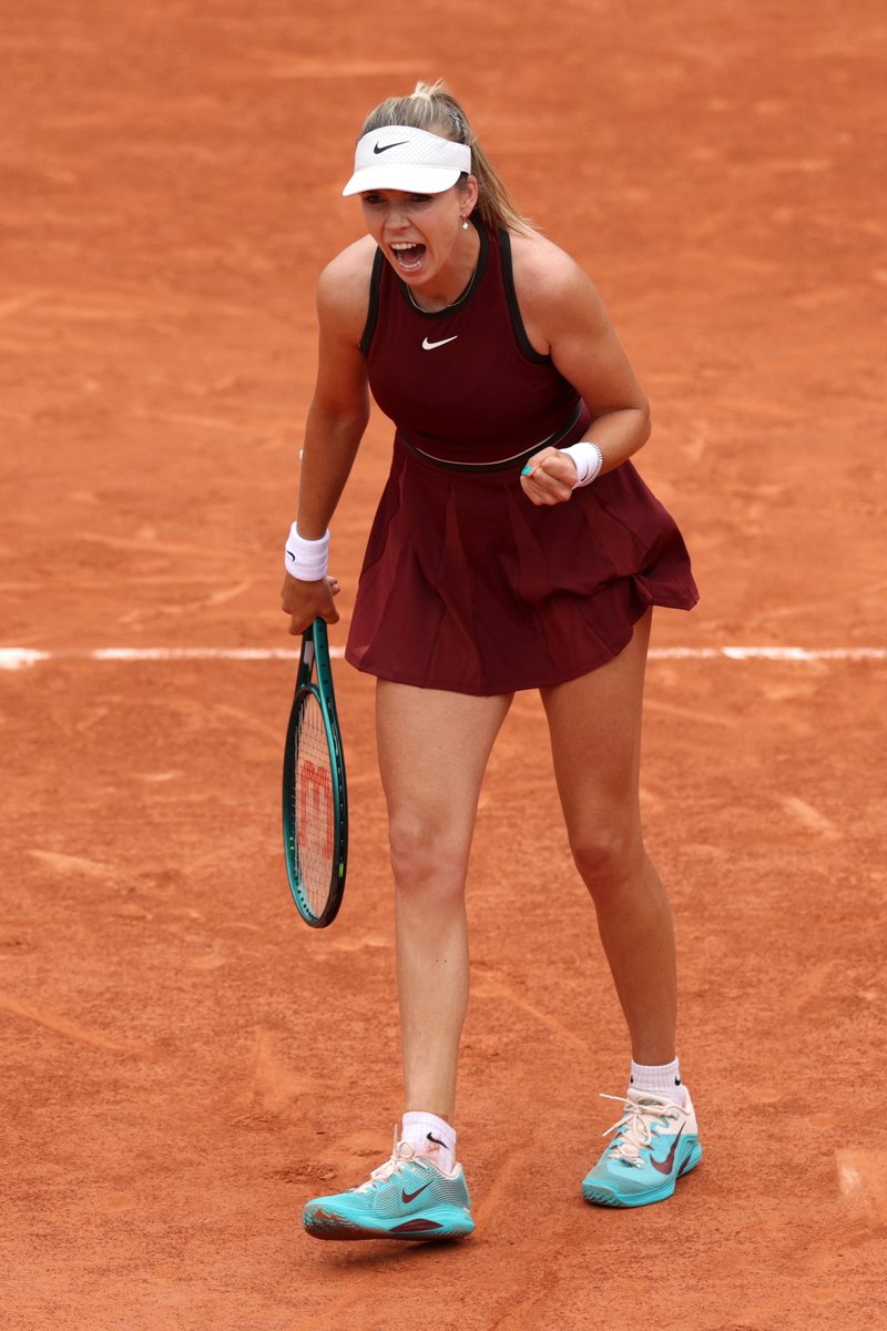 Claytieeee 😄🔥 <a href="/katiecboulter/">Katie Boulter</a> 

#BackTheBrits 🇬🇧 | #RolandGarros
