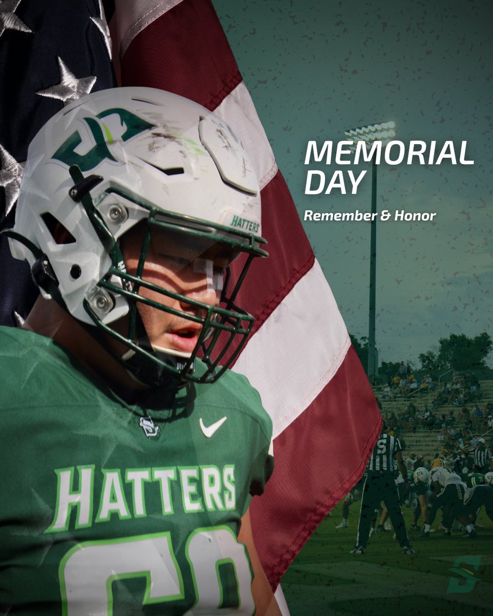 Stetson Football (@stetsonfootball) on Twitter photo ๐ก๐ผ๐ ๐ท๐๐๐ ๐ฎ ๐ฑ๐ฎ๐ ๐ผ๐ณ๐ณ โ ๐ฎ ๐ฑ๐ฎ๐ ๐๐ผ ๐ฟ๐ฒ๐บ๐ฒ๐บ๐ฏ๐ฒ๐ฟ.
To those who made the ultimate sacrifice, we thank you.
#GoHatters | #DefendDeLand | <a href="/StetsonHatters/">Stetson Hatters</a> ๐ก๐ผ๐ ๐ท๐๐๐ ๐ฎ ๐ฑ๐ฎ๐ ๐ผ๐ณ๐ณ โ ๐ฎ ๐ฑ๐ฎ๐ ๐๐ผ ๐ฟ๐ฒ๐บ๐ฒ๐บ๐ฏ๐ฒ๐ฟ.
To those who made the ultimate sacrifice, we thank you.
#GoHatters | #DefendDeLand | <a href="/StetsonHatters/">Stetson Hatters</a>