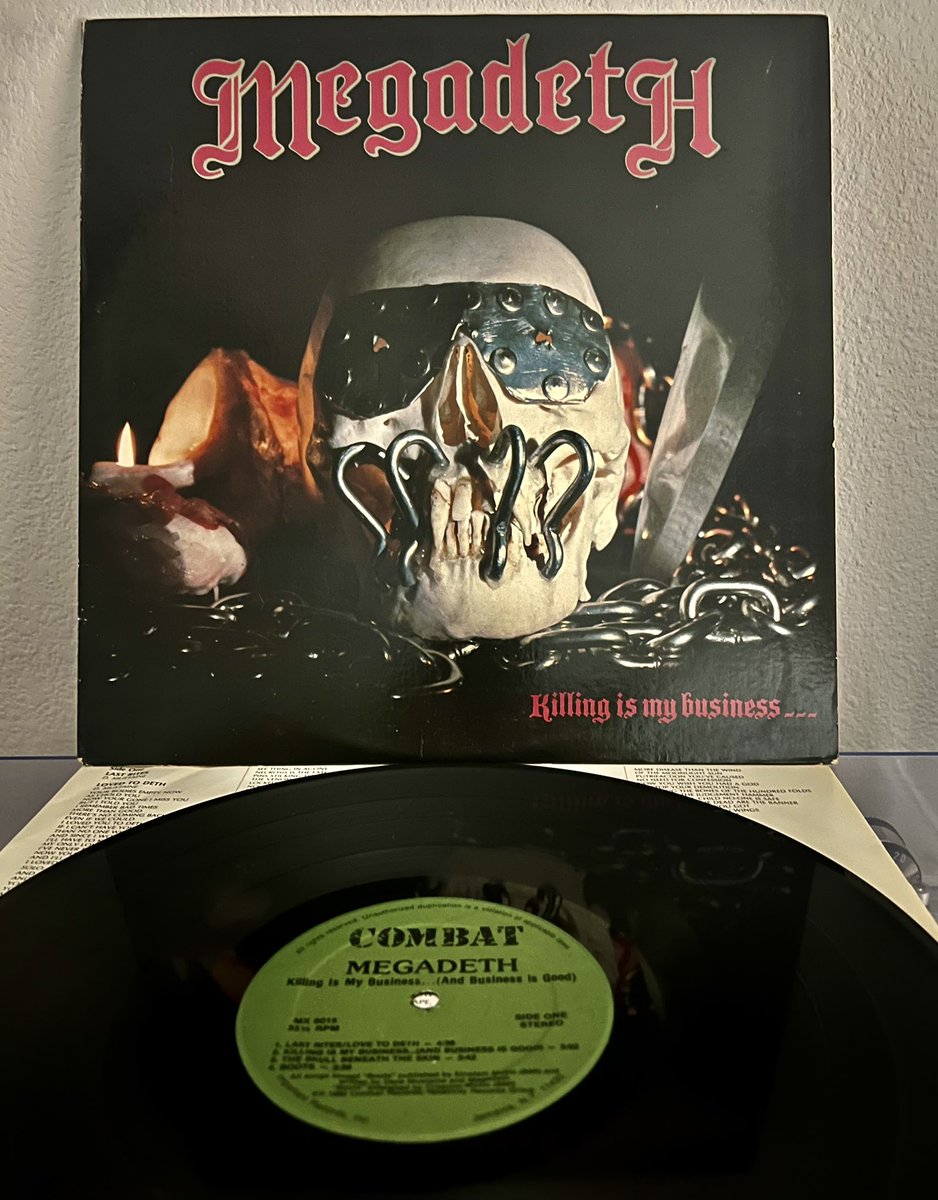 MoKnowsMetal's tweet photo. Killing is my businessโฆis raw, raucous aggression with unique musicianship thatโs simply lights out!
A stellar thrash debut, but does have some muddled production/mixing issues.
#Megadeth #KIMB
Favs:Last Rites/Loved to Deth, Looking Down the Cross, Rattlehead & the title track. https://t.co/K8aQMIoXtQ
