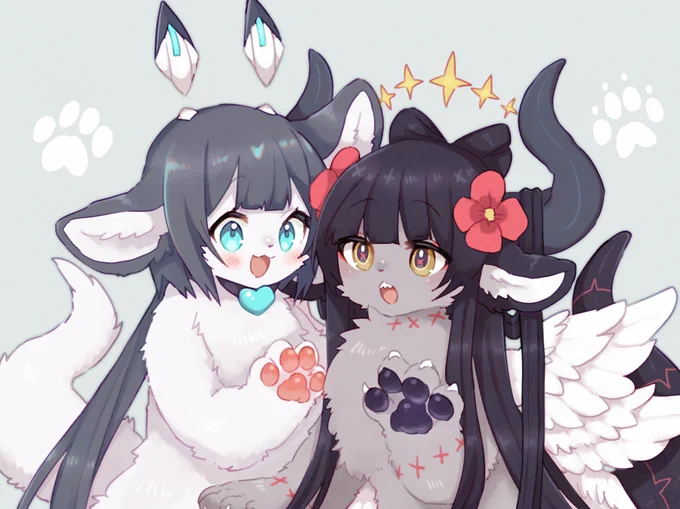 ケモ化(퍼리) Lena&amp;Diein 