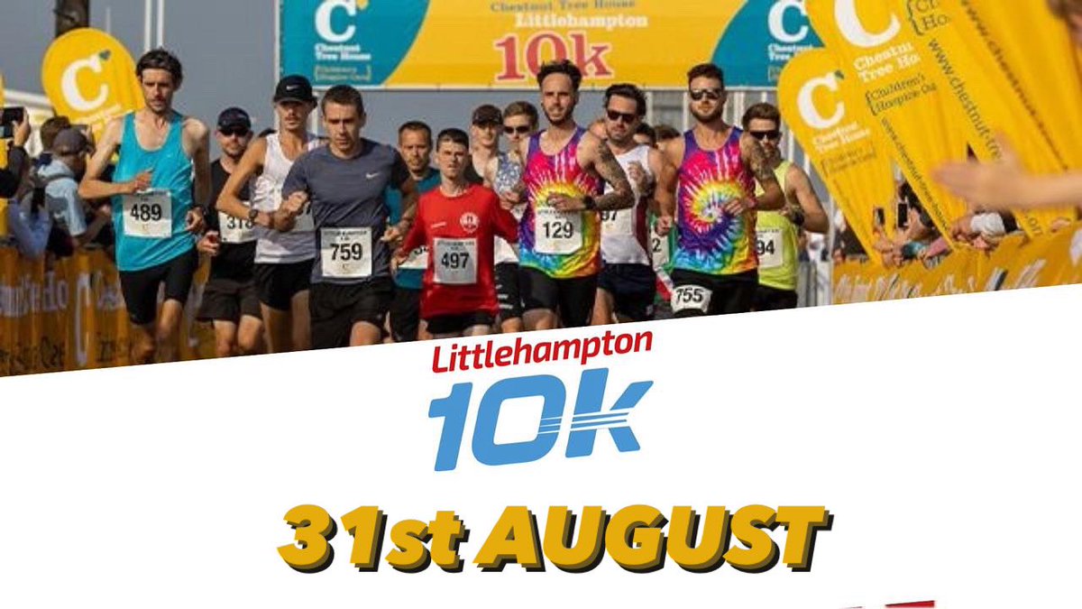 In less than 100 days, we will back in Littlehampton for a fast flat 10K. Fully road closed event with a free race photo's and an awesome medal. Join us! run-fest.com/littlehampton/…