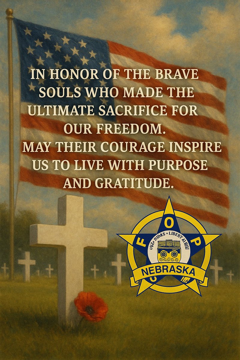 Today, we pause to honor the brave men and women who made the ultimate sacrifice in defense of our freedoms. 

May we all live with the purpose and gratitude worthy of their memory.