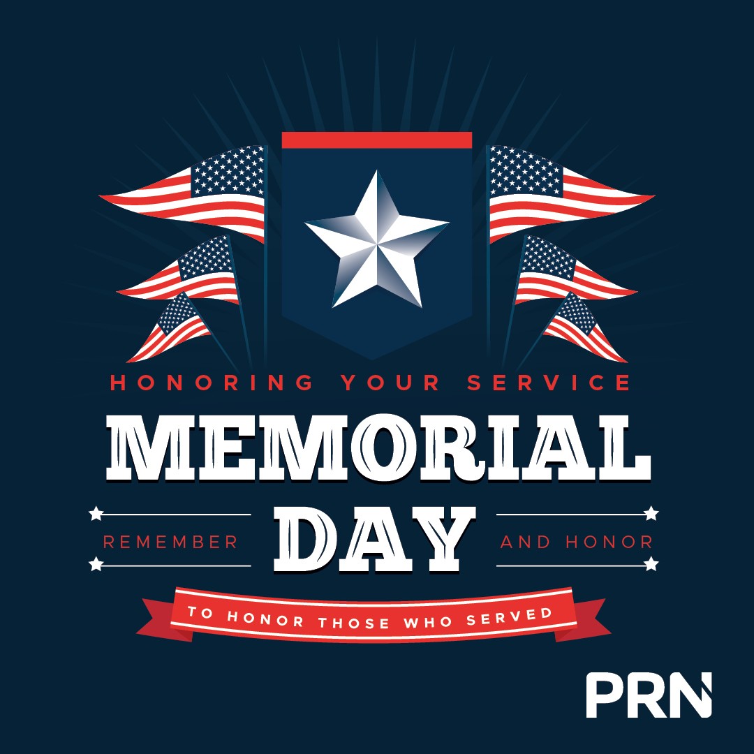 PRN_therapy's tweet photo. Today we honor and remember the brave men and women who sacrificed for our freedom. Thank you for your service. https://t.co/1GgmGheCCn