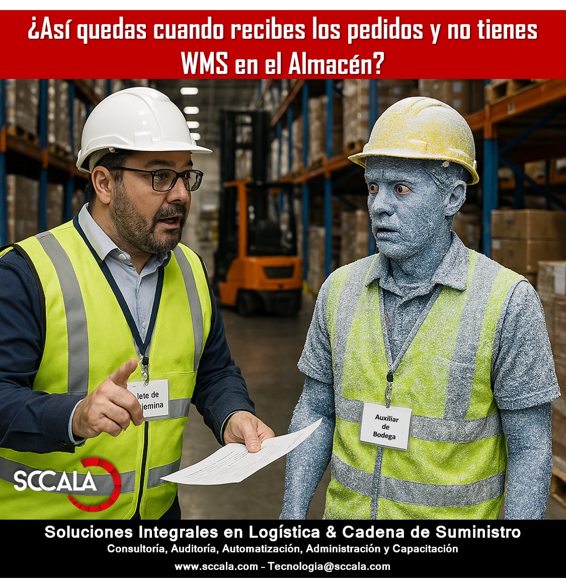 SCCALA's tweet photo. En un mundo donde la eficiencia y la trazabilidad son clave, un WMS ya no es un lujo, ¡es una necesidad! Imagina a tu equipo en pleno peak de pedidos, sin visibilidad ni control… 😱

Soluciones Integrales en Logística &amp; Supply Chain
https://t.co/hre7e5Io6v
 Tecnologia@sccala.com https://t.co/TeMz8hbGWR