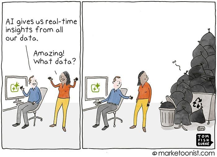 Garbage in, garbage out. The struggle is real marketoonist.com/2025/05/ai-pow… via <a href="/marketoonist/">Tom Fishburne</a>