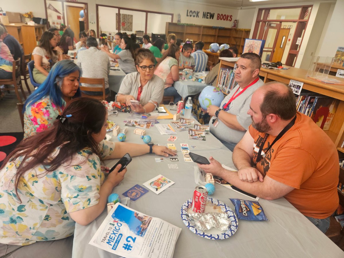 Silberstein ES (@silbersteines) on Twitter photo 🎉🌮 That’s a wrap! We sent our teachers off in style on their last day with a Taco Truck Fiesta 🌮 and a globe-trotting Escape Room Adventure 🌍🗝️
We traveled the world and celebrated the heart of education: our amazing teachers! ❤️✈️
Thank you <a href="/unitedtolearn/">United to Learn</a> 💙
<a href="/tangaytan/">Tania Gaytan</a> 🎉🌮 That’s a wrap! We sent our teachers off in style on their last day with a Taco Truck Fiesta 🌮 and a globe-trotting Escape Room Adventure 🌍🗝️
We traveled the world and celebrated the heart of education: our amazing teachers! ❤️✈️
Thank you <a href="/unitedtolearn/">United to Learn</a> 💙
<a href="/tangaytan/">Tania Gaytan</a>