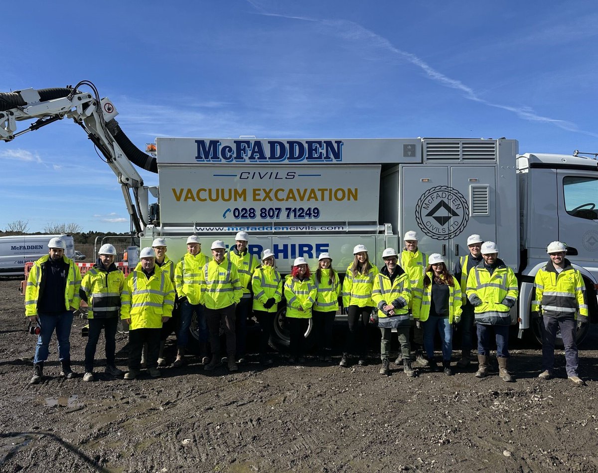 What do you get when you mix a vacuum excavator, a drilling rig &amp; a great team? 💡

A brilliant day with McFadden Civils - full of trenchless tech, safe digging demos &amp; serious innovation.

Thanks for the warm welcome - we’re excited to keep the collaboration going!
