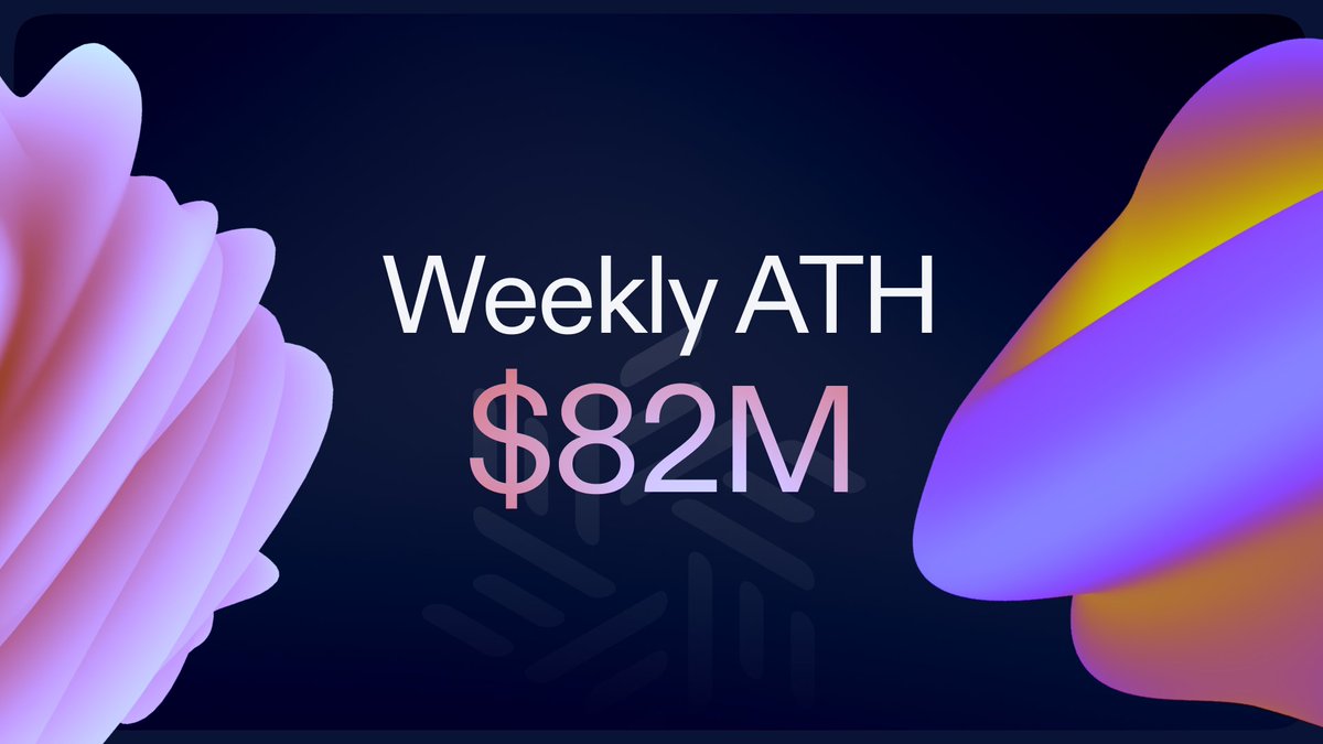 $82M in volume this week - a new all-time high for <a href="/EverclearOrg/">Everclear</a>.

And it’s not just the volume growing - new chains are integrating, with even more rebalancers joining!

The flywheel’s spinning.

Slowly, then all at once.