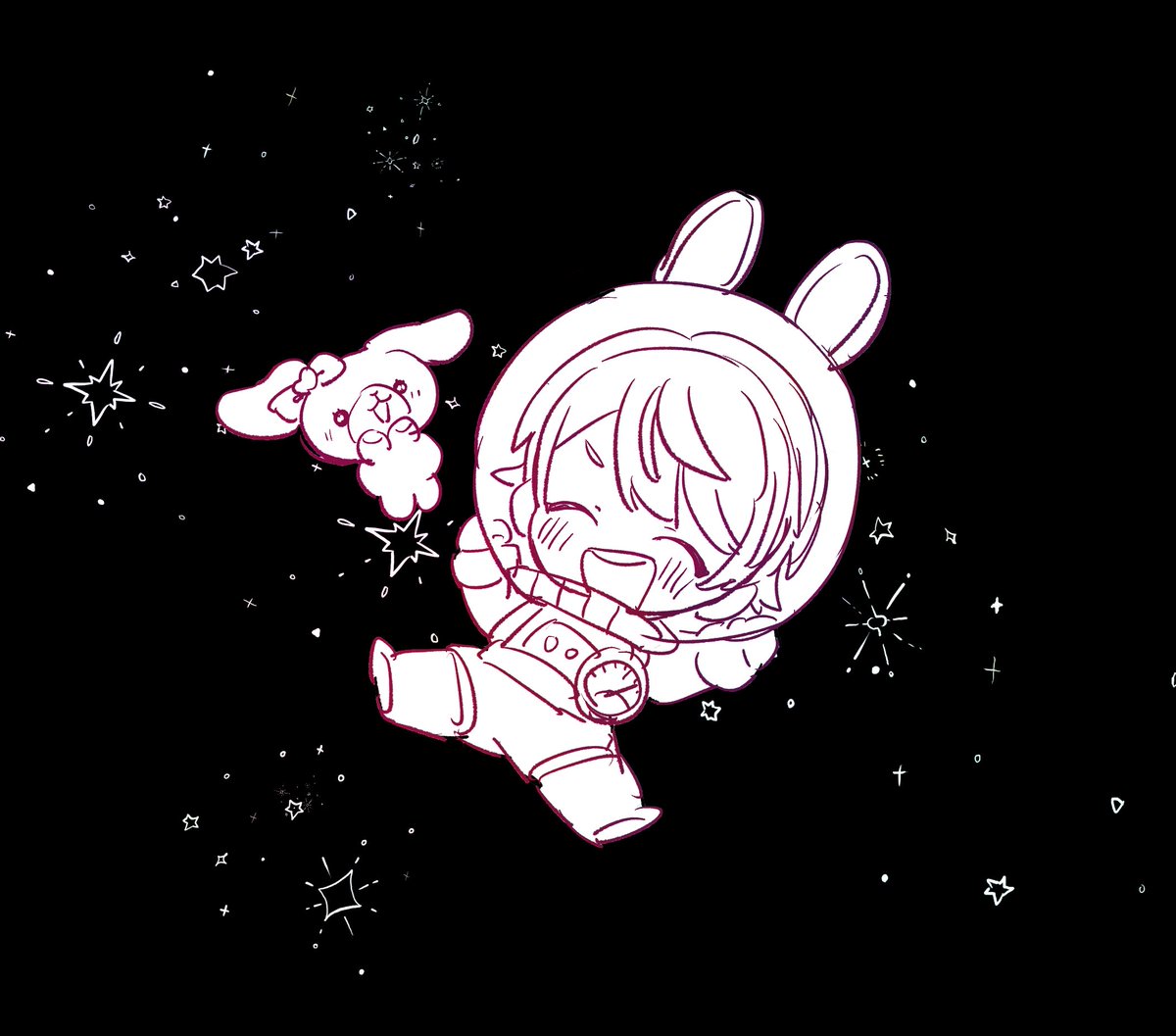 宇宙の司くんとうさちゃん🌟🐰