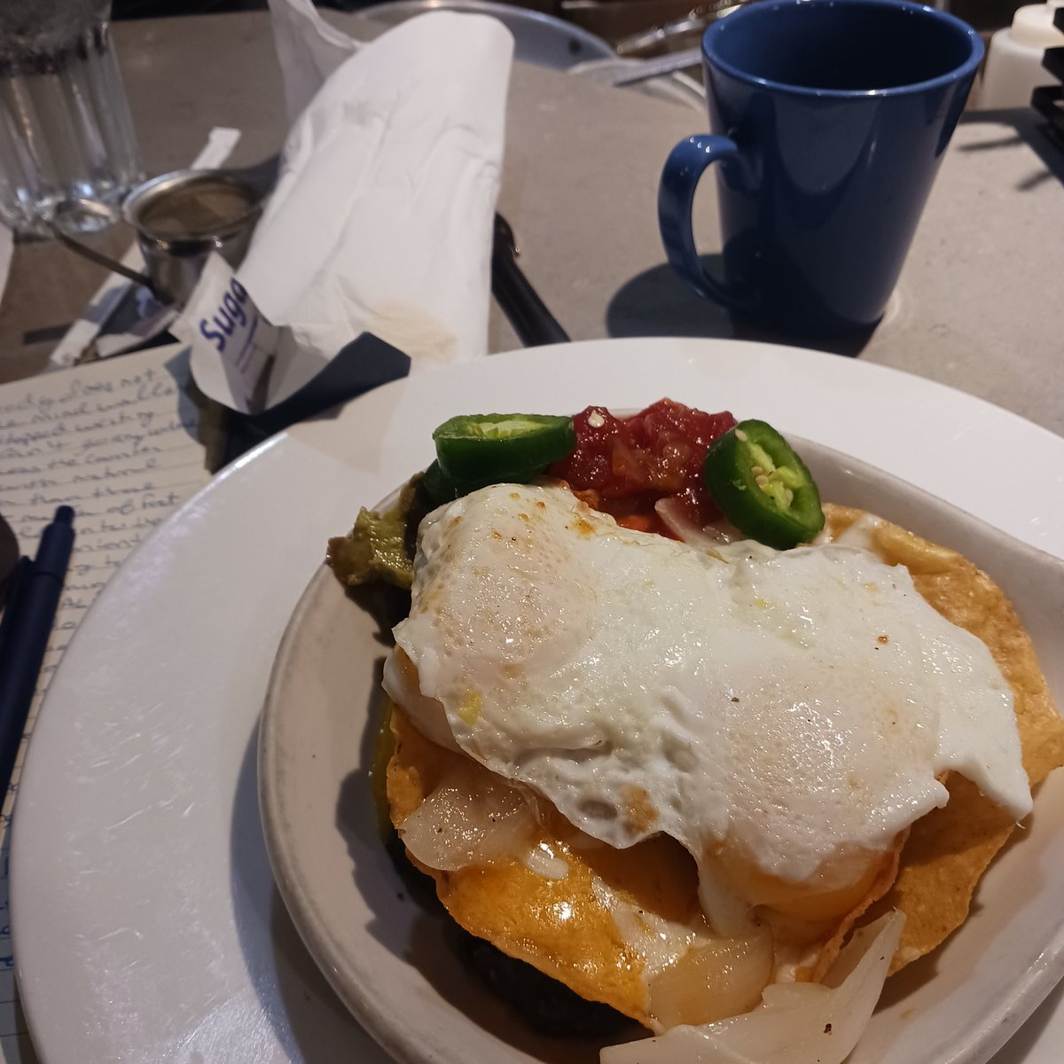 CTJibber's tweet photo. A little huevos with my #writing 
What is your go to writing breakfast @WritingComm https://t.co/HZTjuNpK1Q