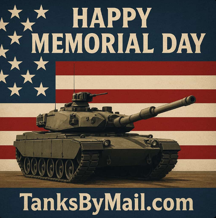 tanksbymail's tweet photo. We hope everyone has a day filled with bbqs, friends and family! https://t.co/e6AErOyFHS