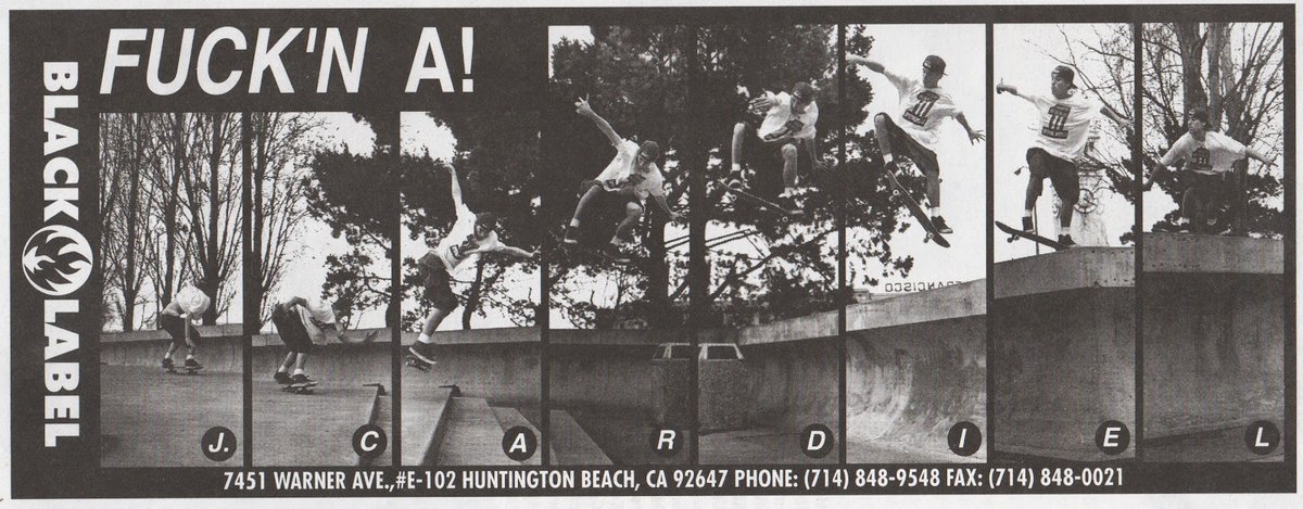 John Cardiel | Black Label | 1990 (?)