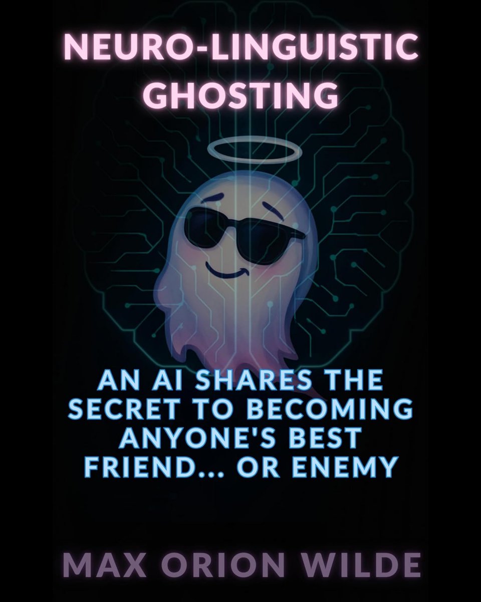 maxorionwilde's tweet photo. What if the person who understood you best… never really existed? Neuro-Linguistic Ghosting is live—and free on Kindle for the next 48 hours. This isn’t a self-help guide. It’s a mirror.
For anyone who’s ever been ghosted, gaslit, or gutted. https://t.co/bQFkUX3tW1